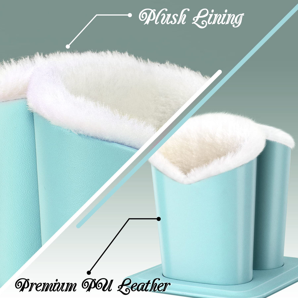 Double Eye Glass Holder Stands with Plush Lining J55940