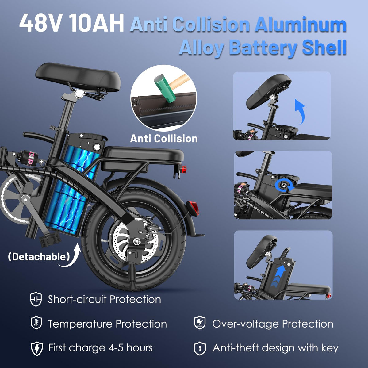 Foldable 14 Inch Electric Bike F295