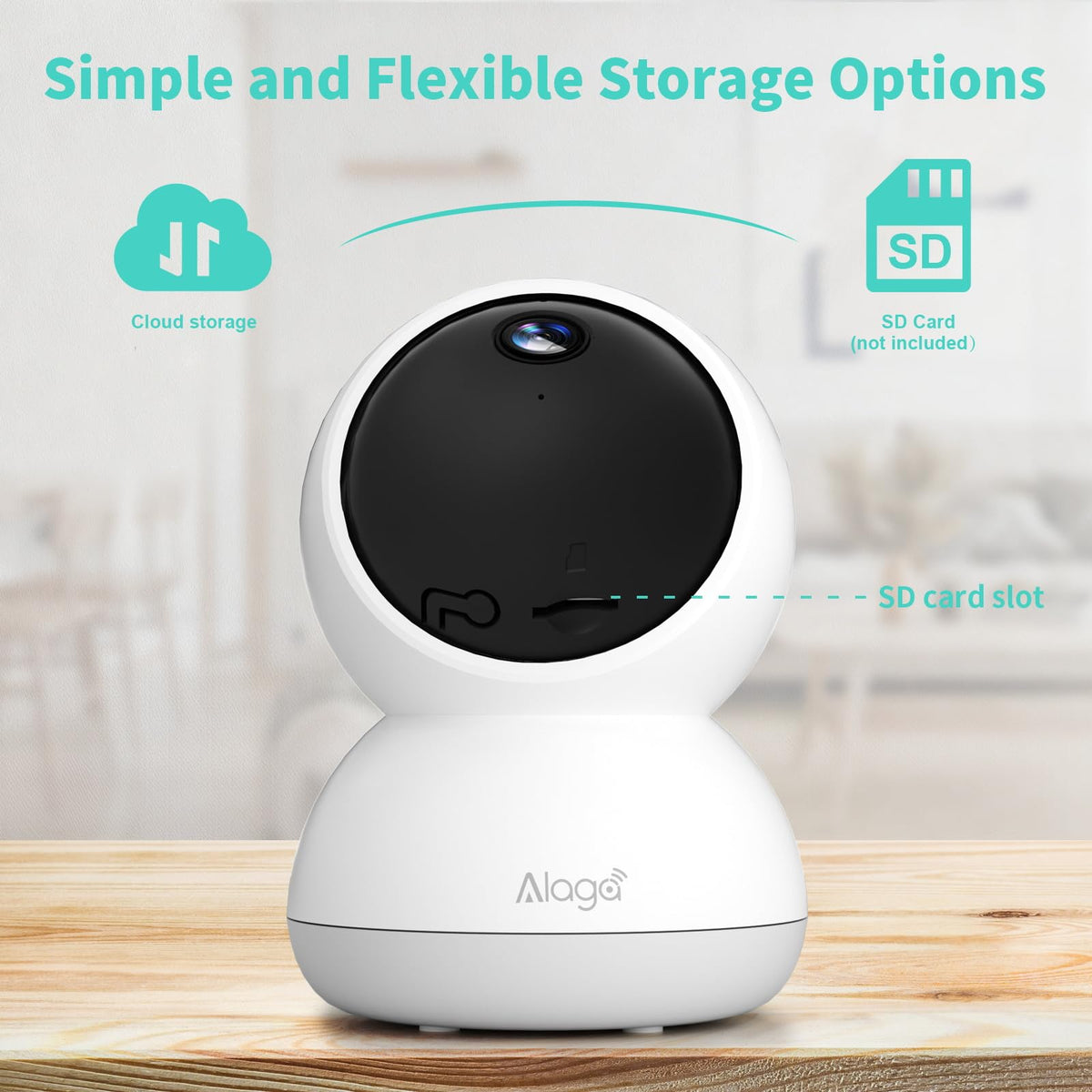 3K HD Indoor Security Camera with Night Vision P945
