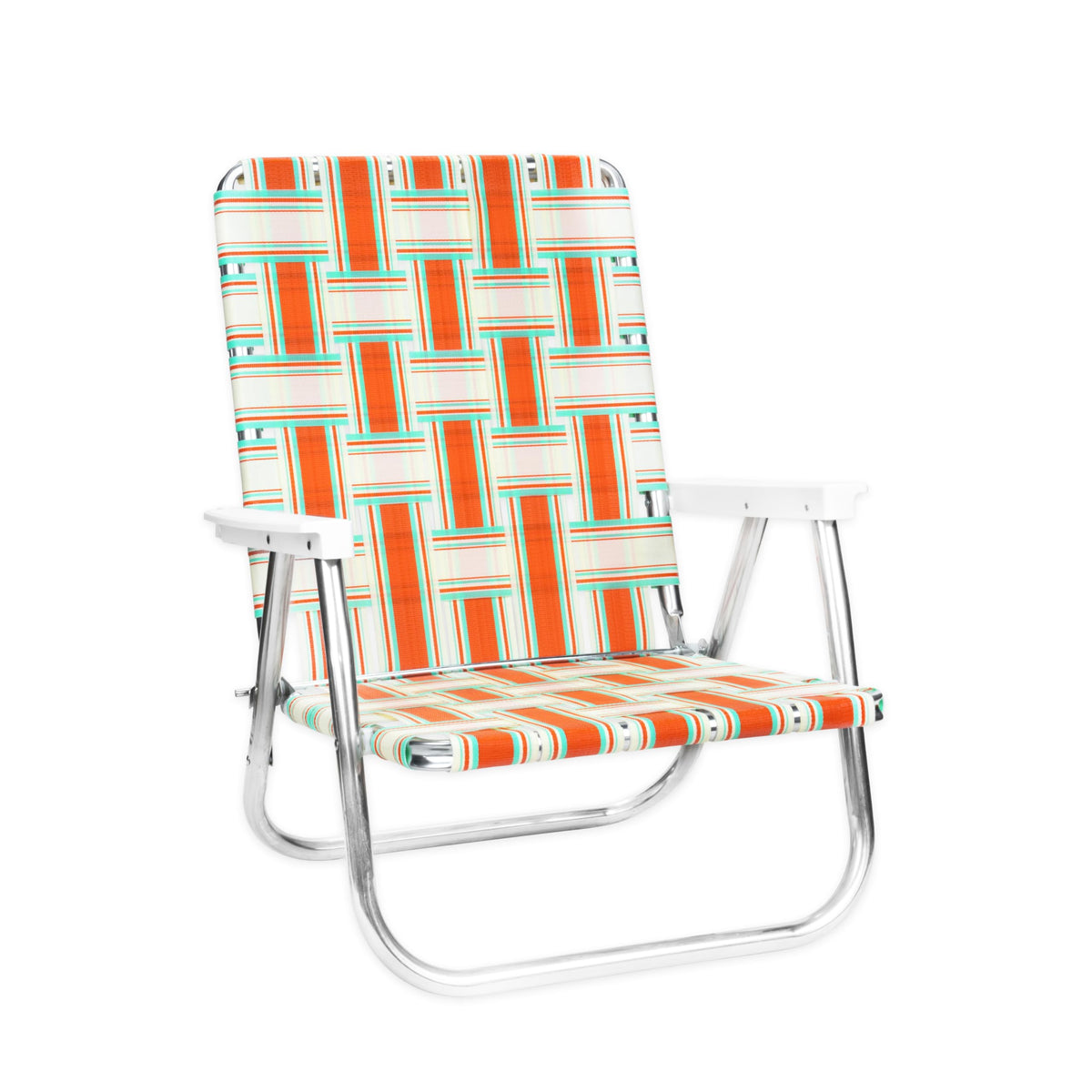 Folding Aluminum High Back Lawn Chair A5366