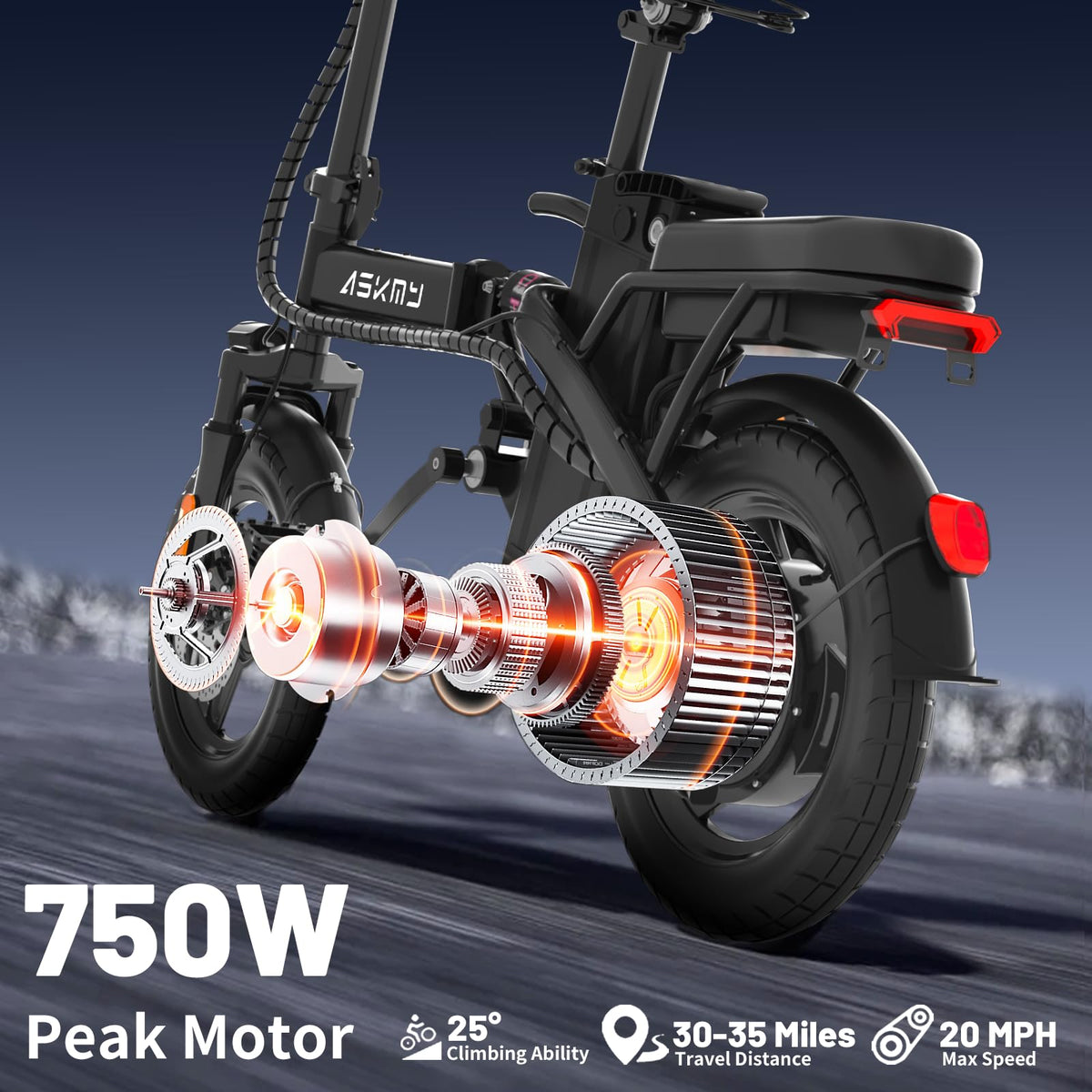 Foldable 14 Inch Electric Bike F295