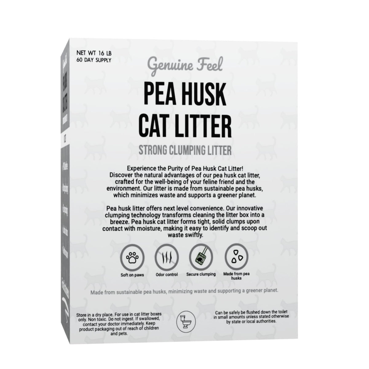 15 lbs Natural Unscented Cat Litter T74745