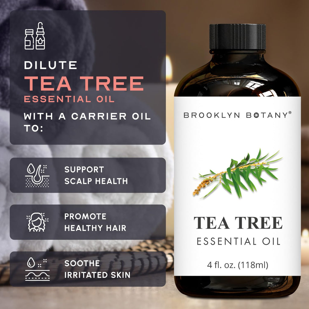 Tea Tree & Grapefruit Essential Oils 4 Fl Oz (Pack of 2) C6331