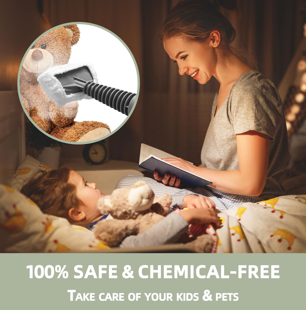 Handheld Pressurized Steam Cleaner with 13 Accessories T515500