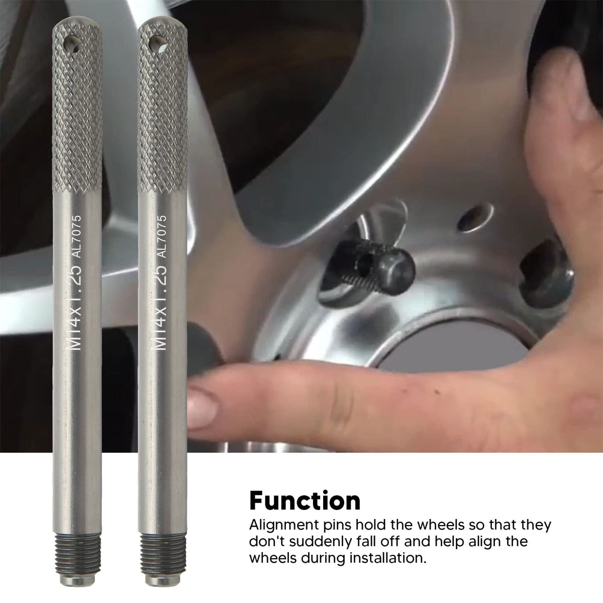 M14*1.5 & M14*1.25 Wheel Alignment Pin Set K114