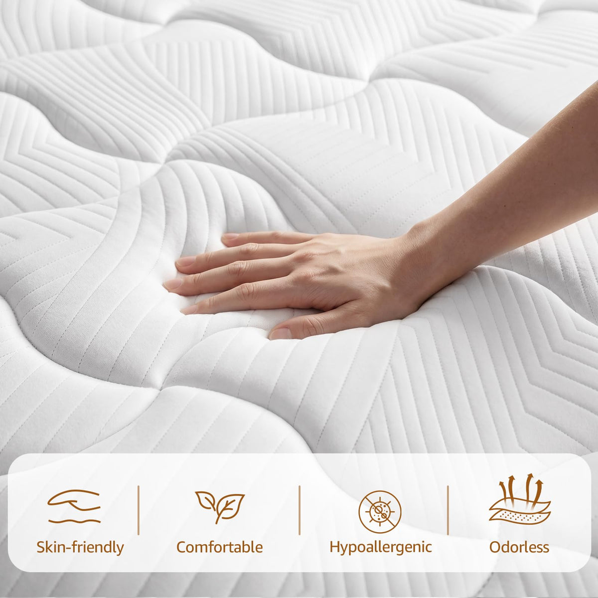 12 Inch Medium Firm Hybrid Full Mattress C34080