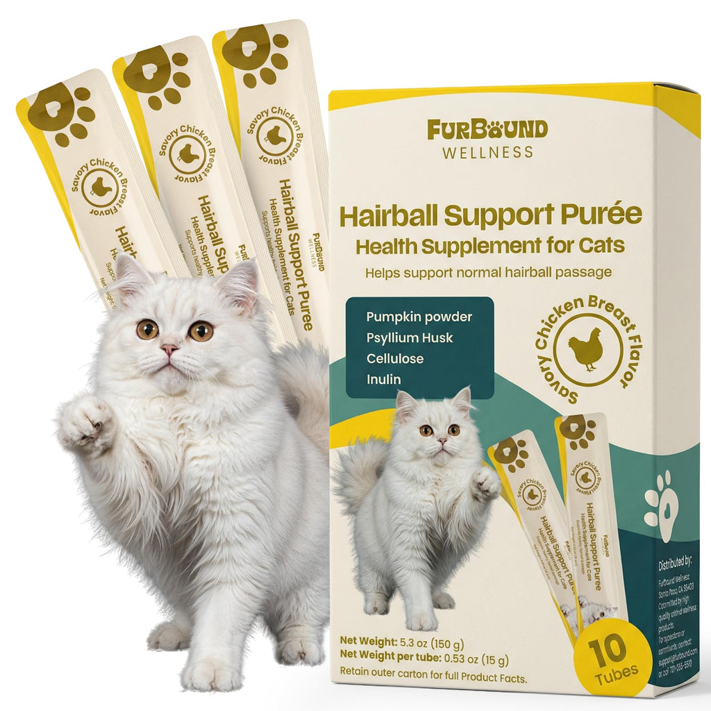 Cat Hairball Support Puree with Pumpkin Powder I521