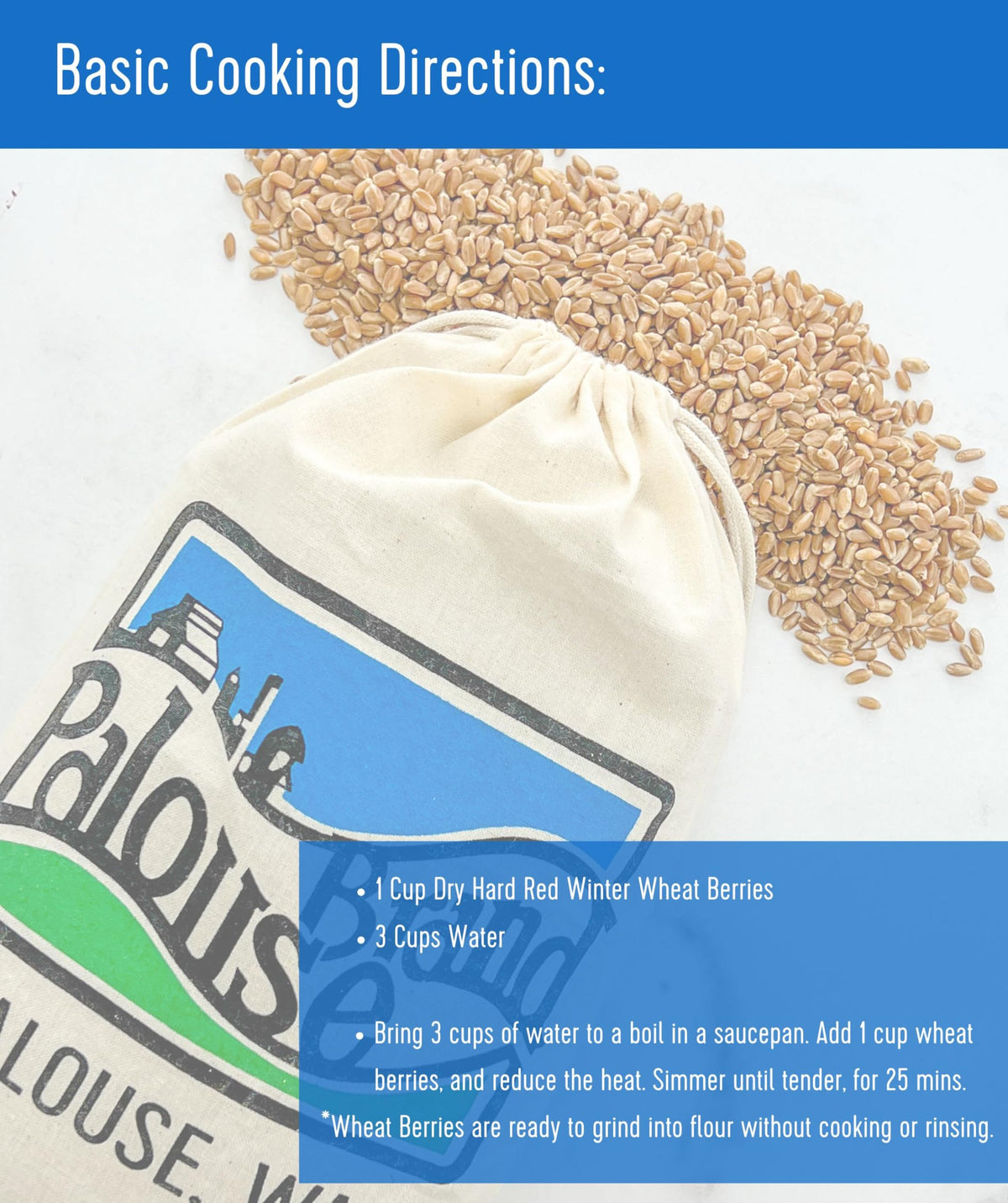 Hard Red Winter Wheat Berries 25 LBS Bucket R90816