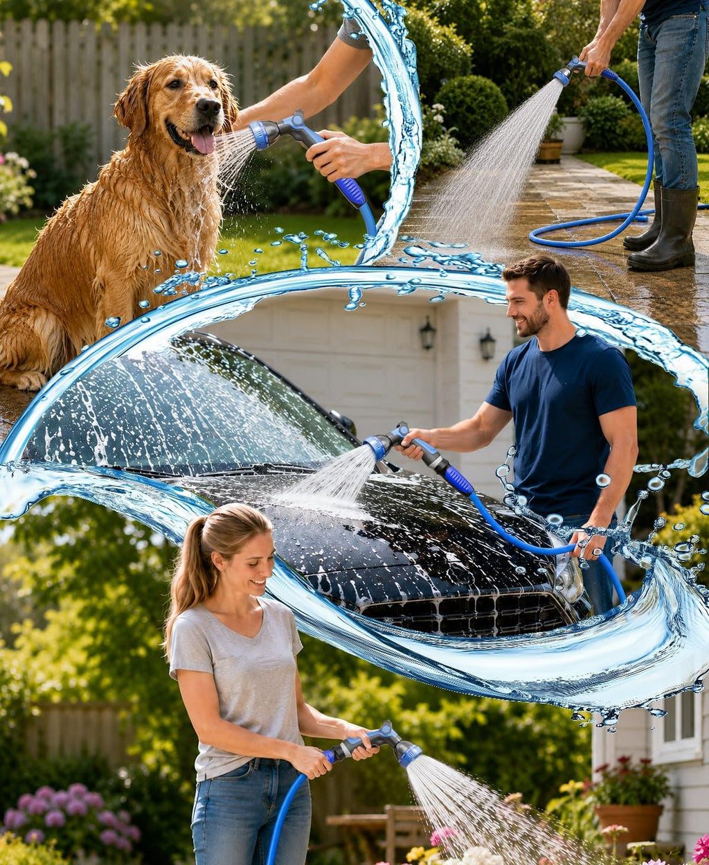 Garden Water Hose 100 ft x 5/8" H2098