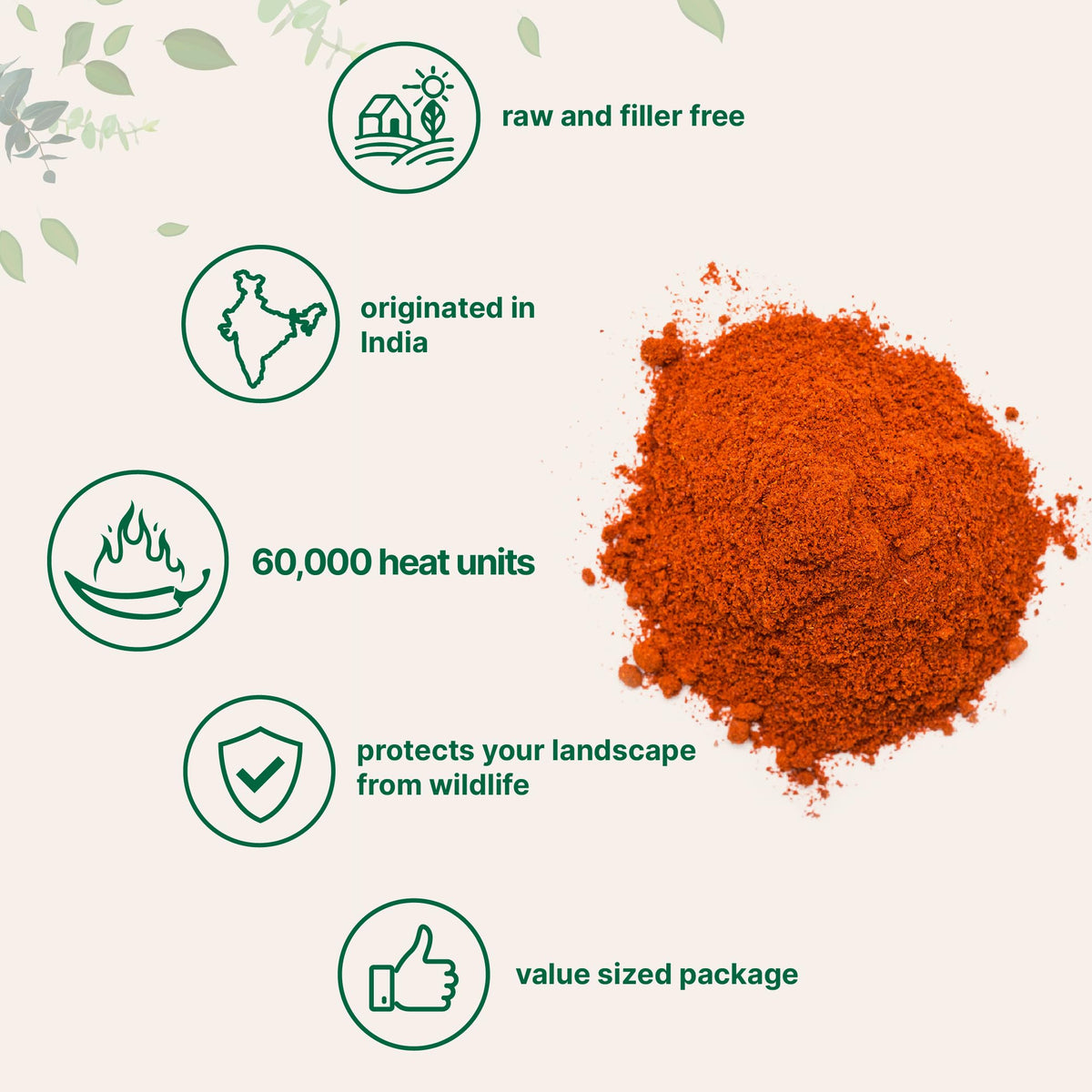 Ground Cayenne Pepper Powder 6lbs 60,000 SHU C2972