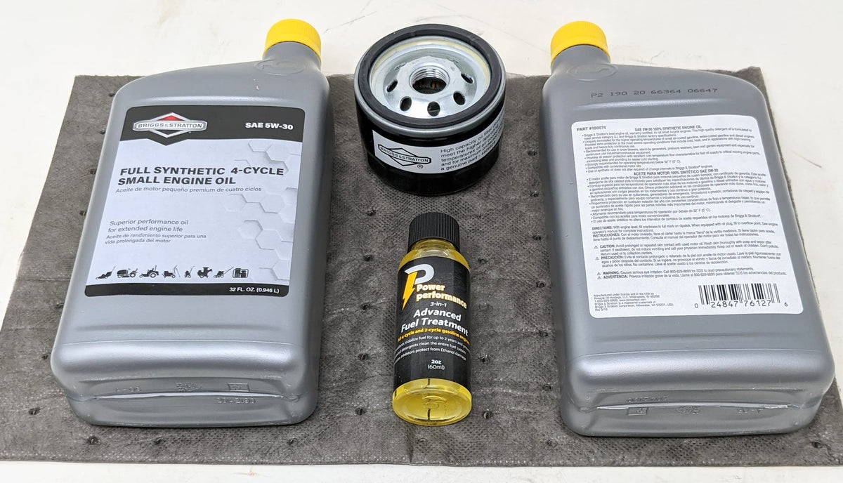 5W-30 Full Synthetic Engine Oil Change Kit with Filter and Fuel Treatment C48963