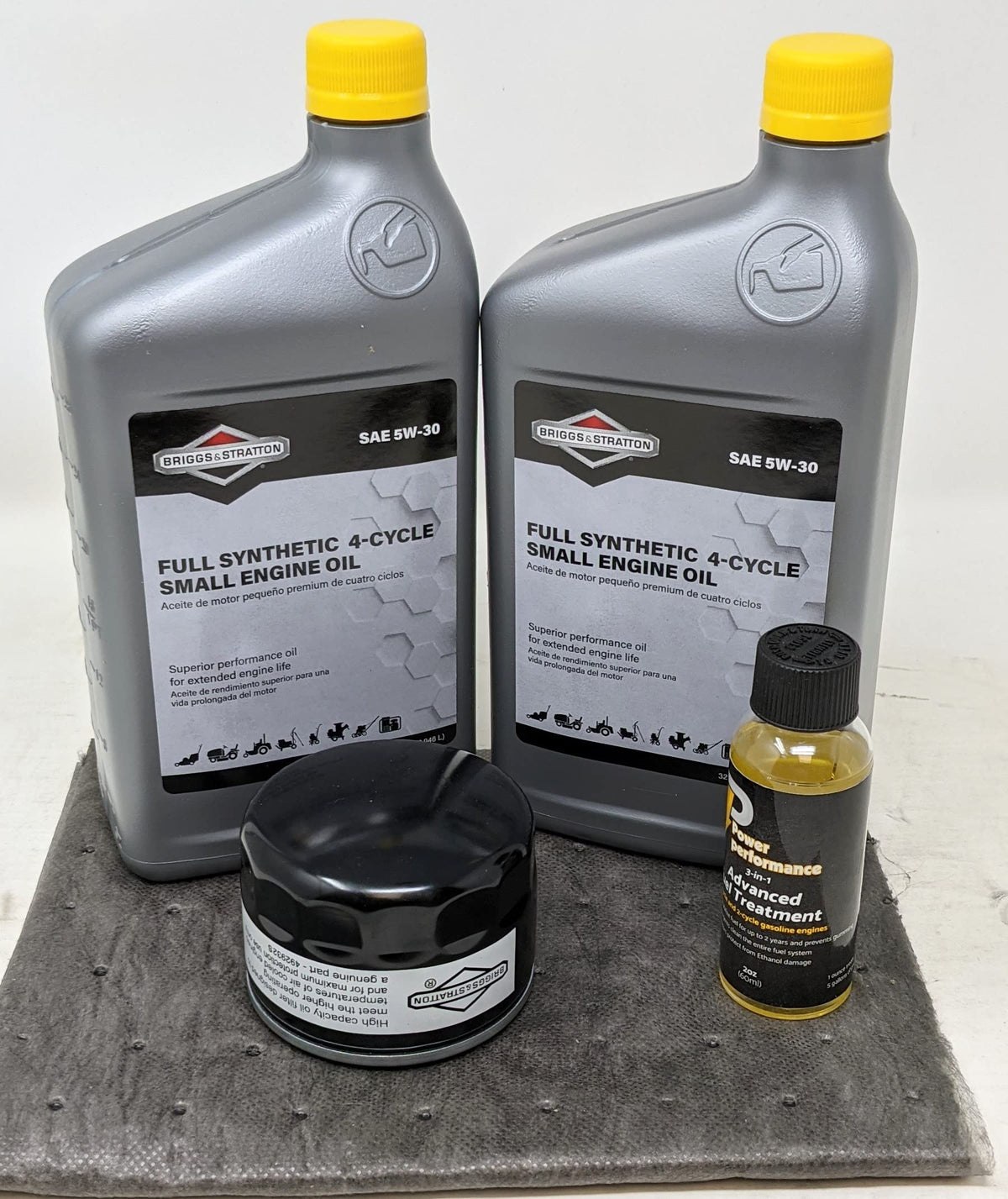 5W-30 Full Synthetic Engine Oil Change Kit with Filter and Fuel Treatment C48963
