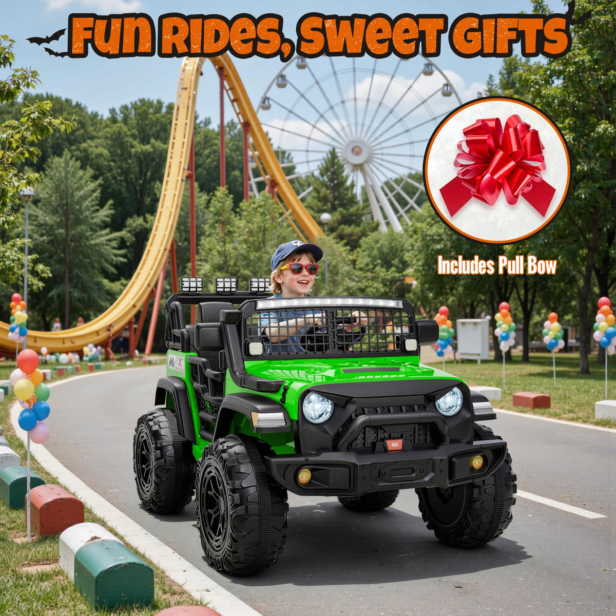 24V 2-Seater Electric Ride On Car Truck with Remote Control X98533