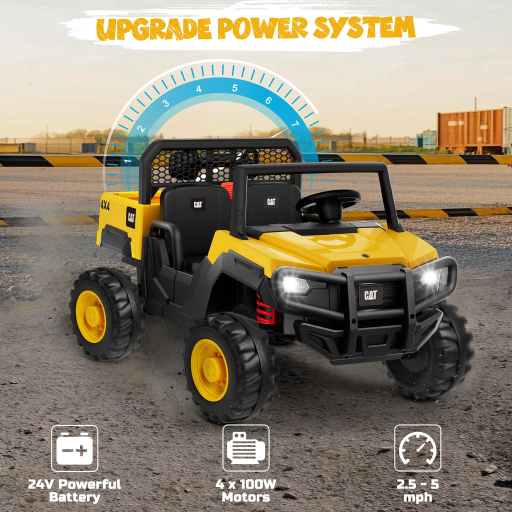 24V Ride On Toy with Dump Bed and Shovel I3545