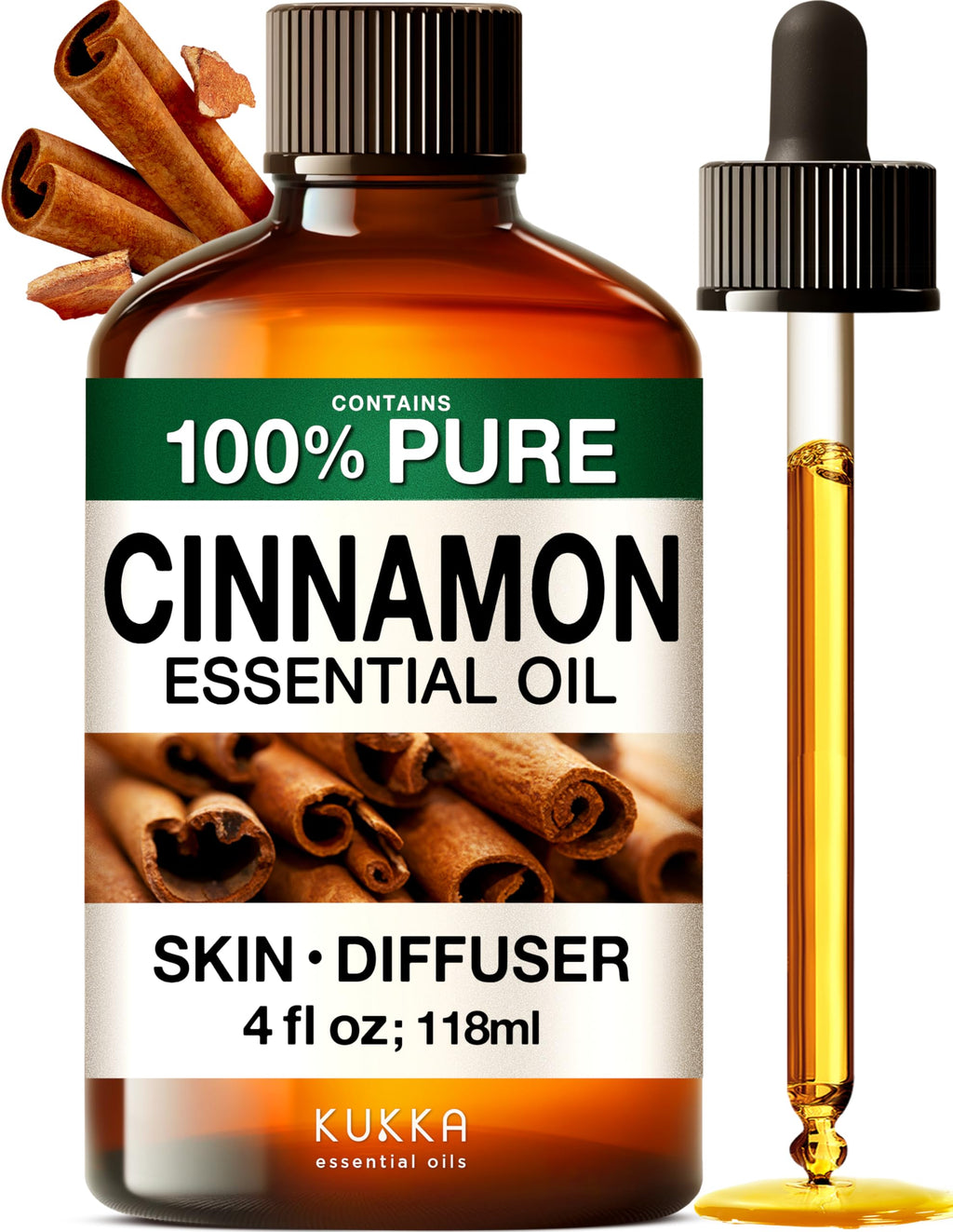 Cinnamon Bark & Lavender Essential Oil Set 2x4 fl oz F675525