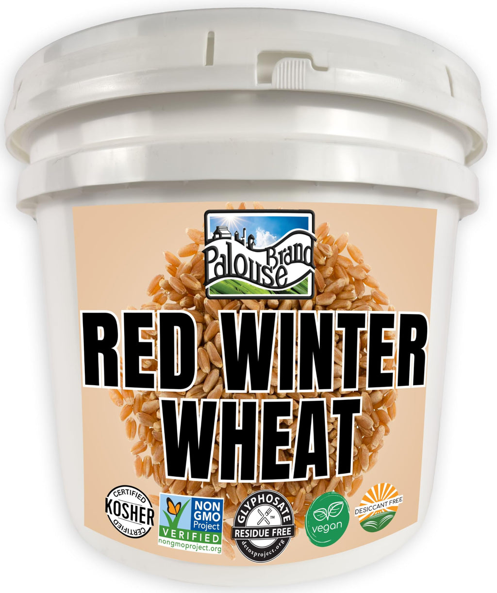 Hard Red Winter Wheat Berries 25 LBS Bucket R90816