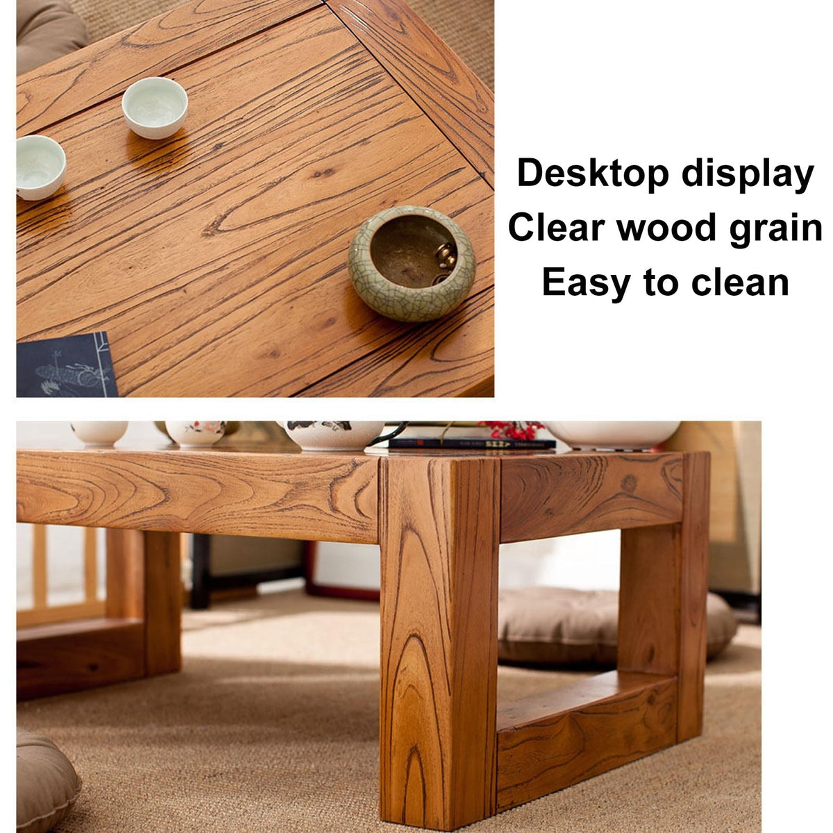 Square Wood Coffee Table P679794
