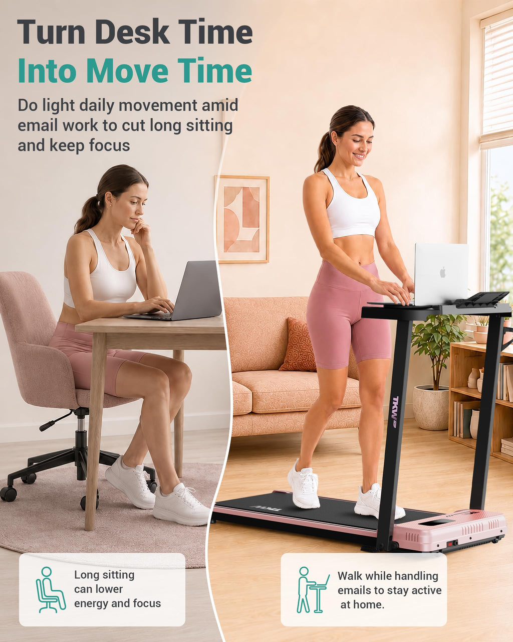 Walking Pad with Vibration Plates and Incline N487