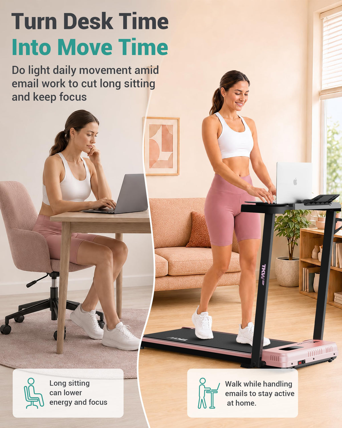 Walking Pad with Vibration Plates and Incline N487