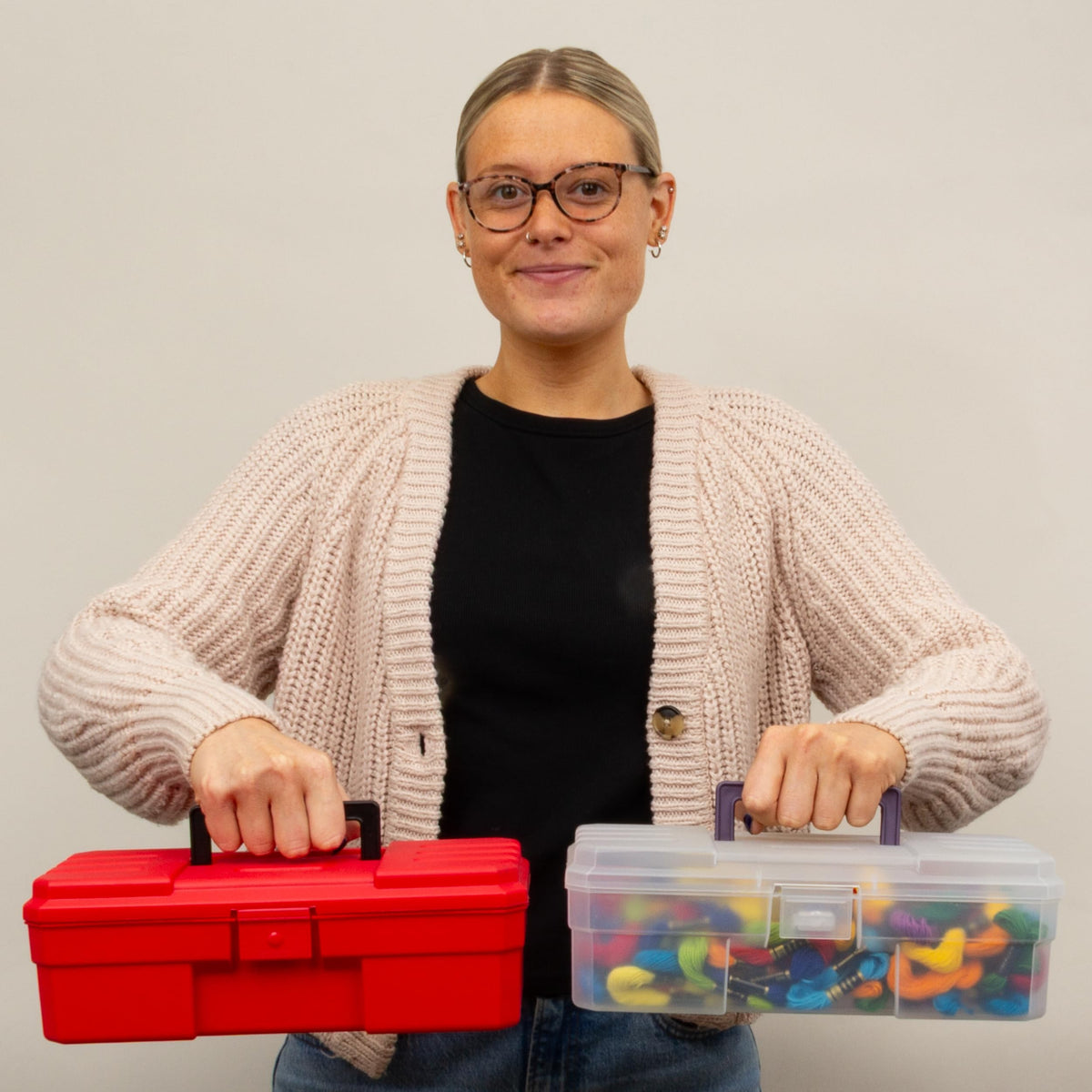 12-Inch Plastic Toolbox V464