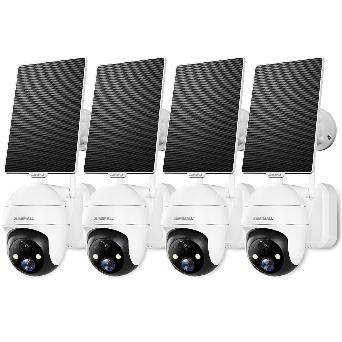 2K Solar Security Cameras Wireless Outdoor 4-Pack M829396