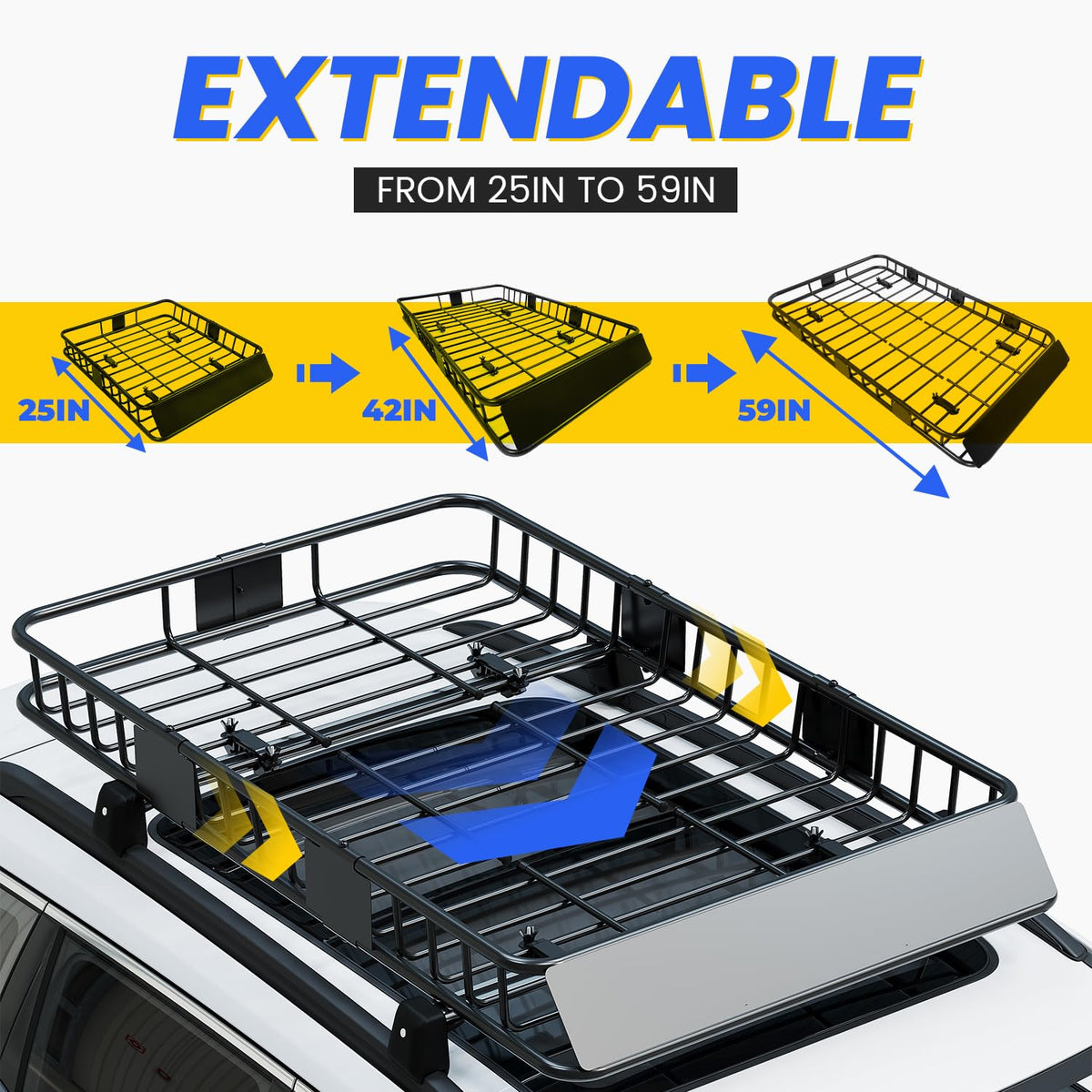 Adjustable Roof Rack Cargo Carrier J203212