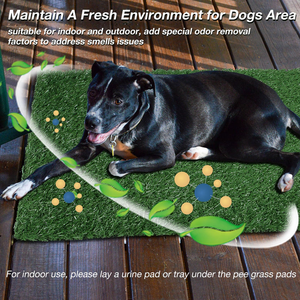Artificial Grass Pee Pad 18 x 14 Inches 2 Pack I90654
