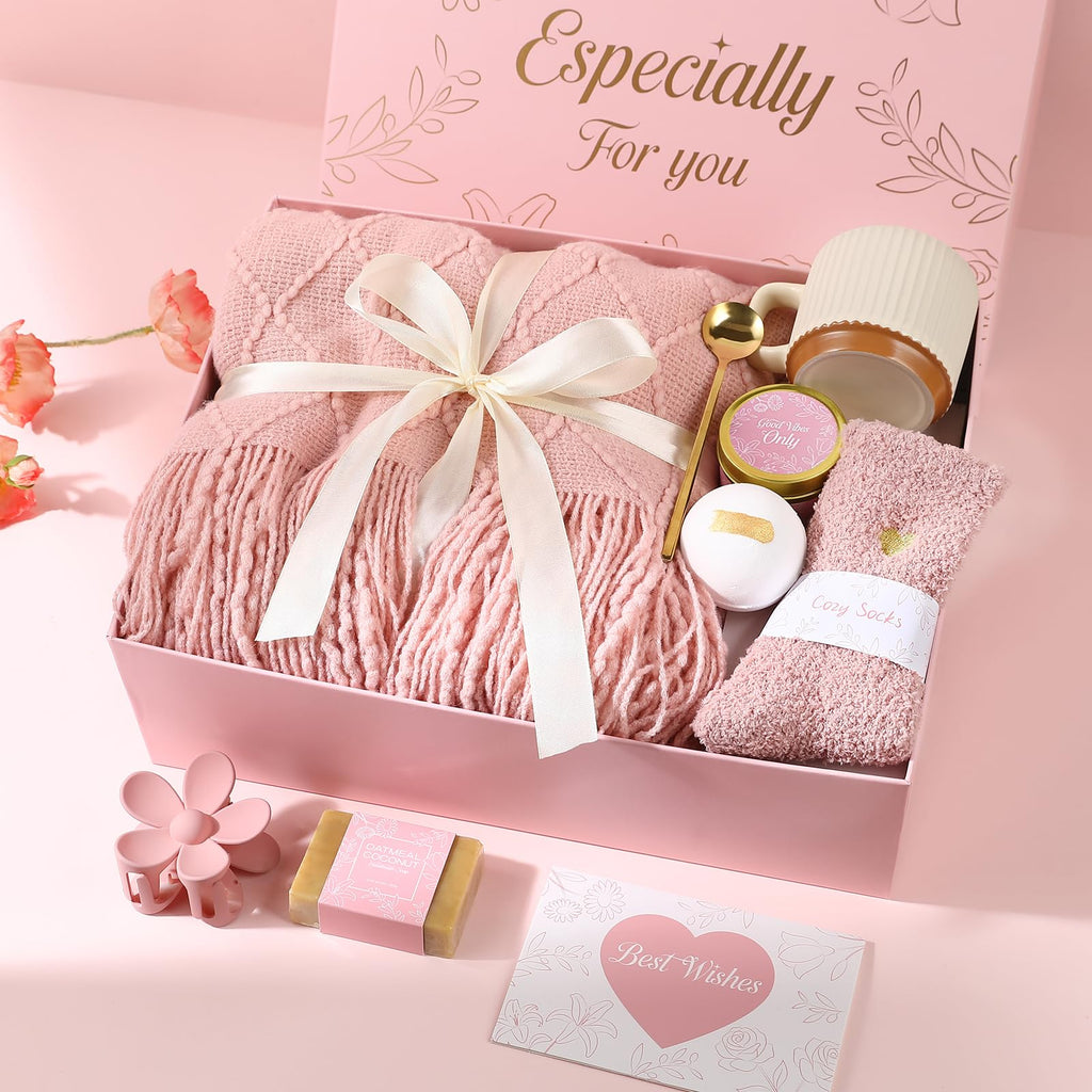 Get Well Soon Gifts Baskets for Women (Pink) T84242