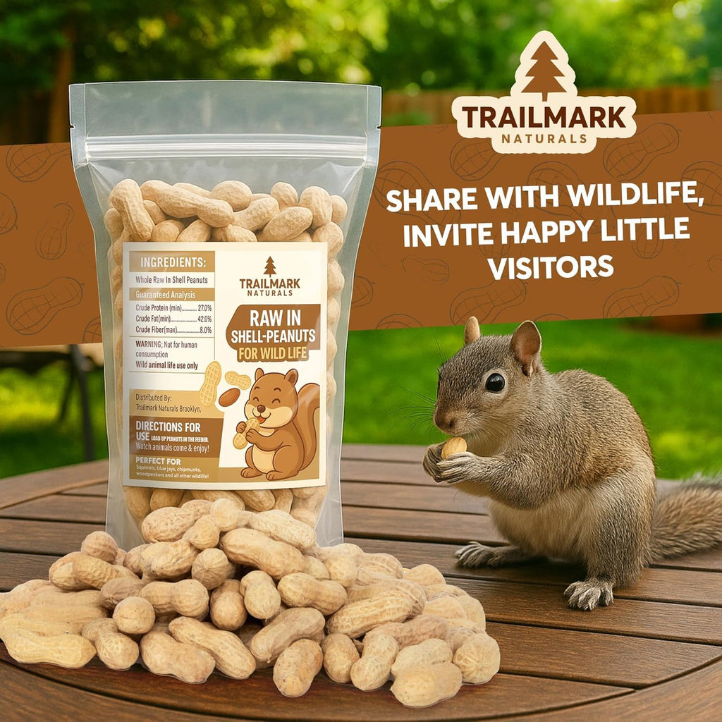 Raw Peanuts for Squirrels and Birds, 12 Pounds K663