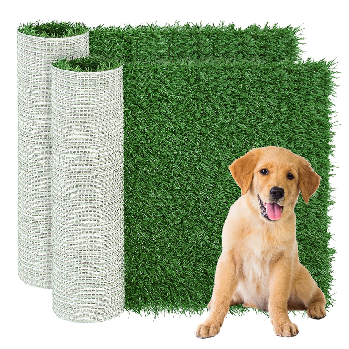 Artificial Grass Pee Pad 18 x 14 Inches 2 Pack I90654