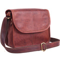 Brown Leather Crossbody Purse R93347