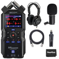 4-Track Handy Recorder with 32-Bit Float, Stereo Microphones, 2 XLR/TRS Combo Inputs F94597