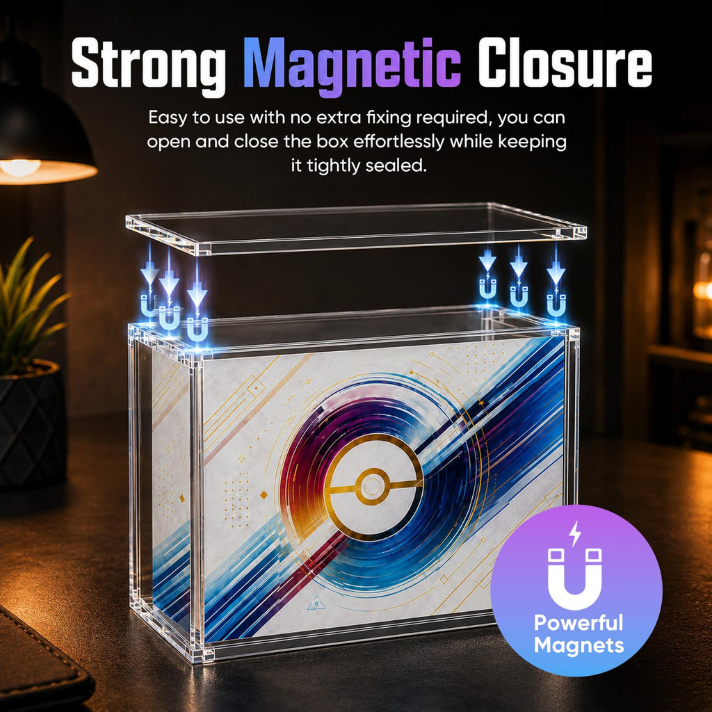 Acrylic Display Case with 6 Magnets Stackable A699