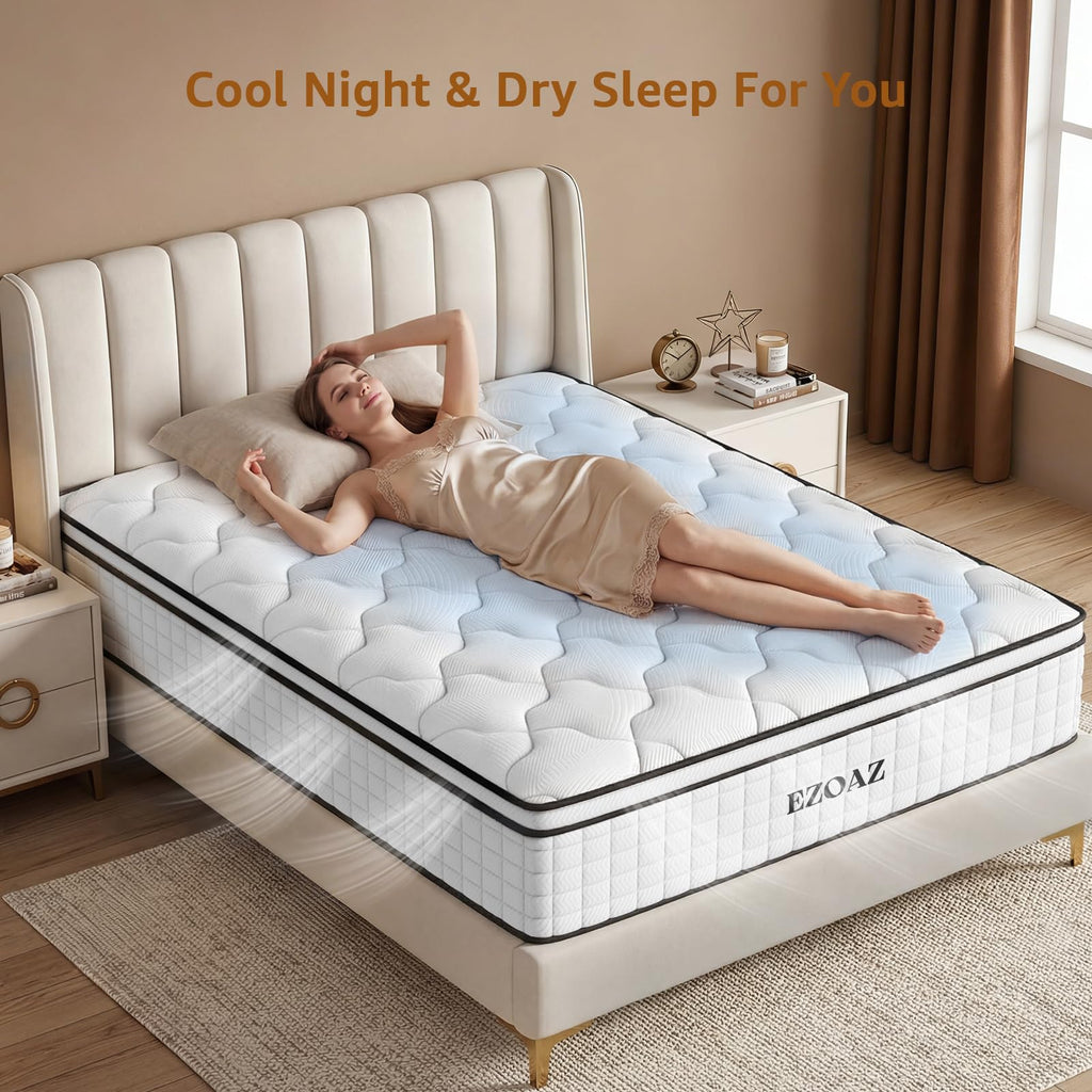 12 Inch Medium Firm Hybrid Full Mattress C34080