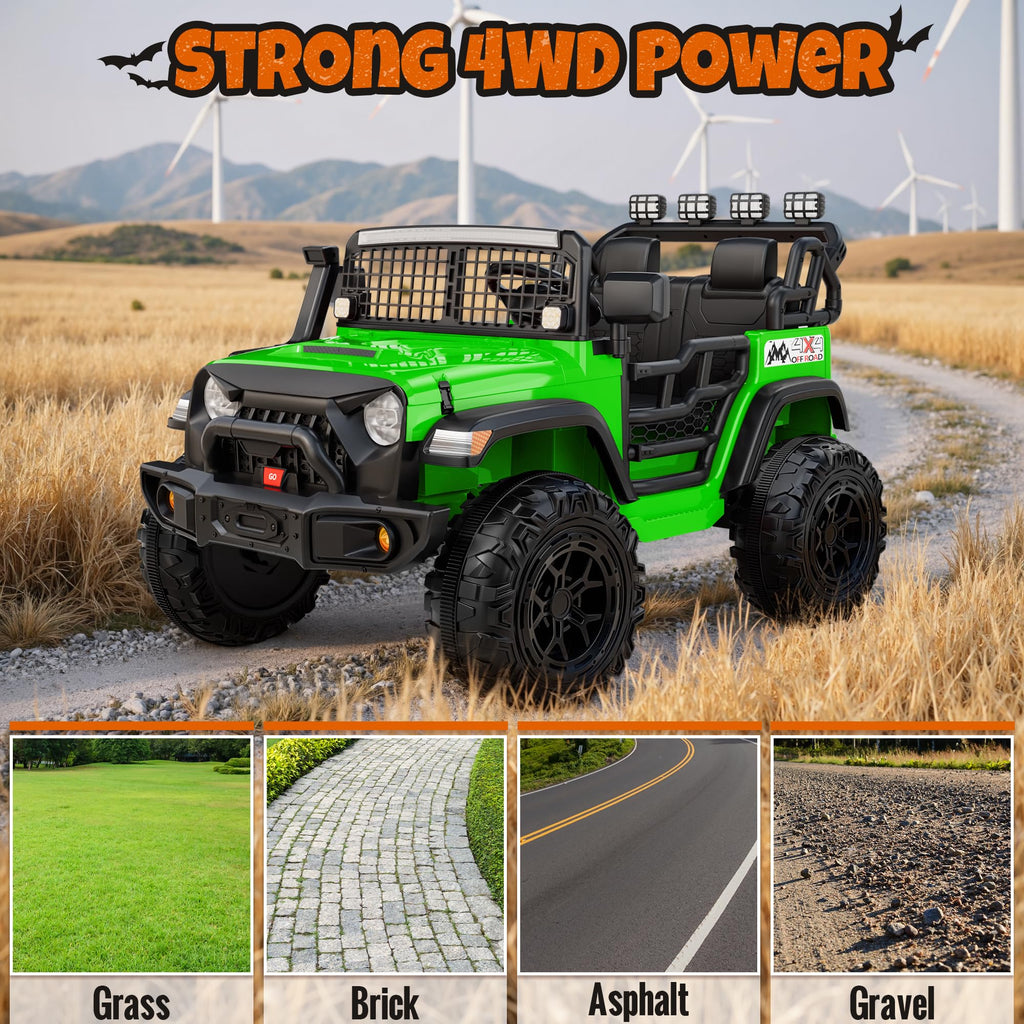 24V 2-Seater Electric Ride On Car Truck with Remote Control X98533