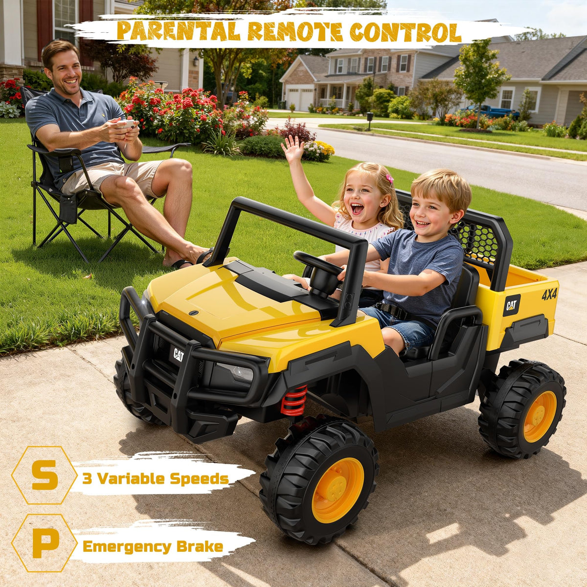 24V Ride On Toy with Dump Bed and Shovel I3545