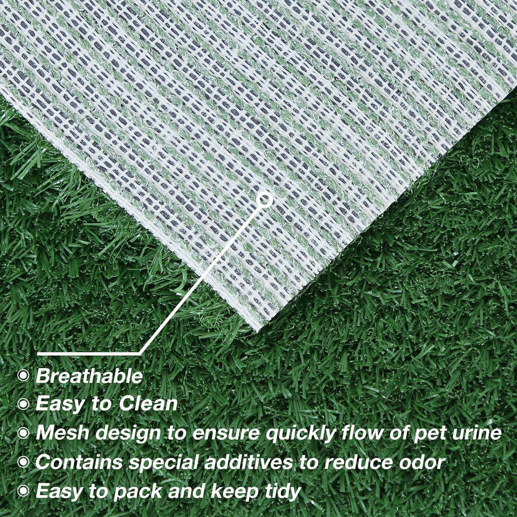 Artificial Grass Pee Pad 18 x 14 Inches 2 Pack I90654
