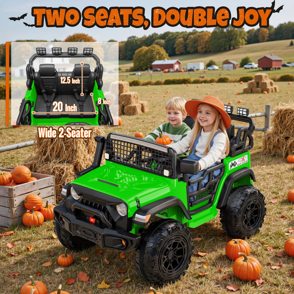 24V 2-Seater Electric Ride On Car Truck with Remote Control X98533